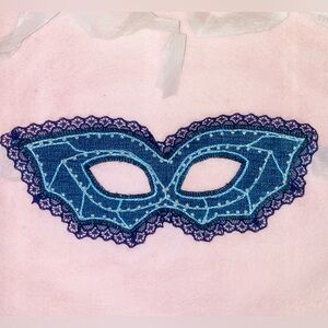 Blue Lace Masquerade Mask. Handmade ❤️